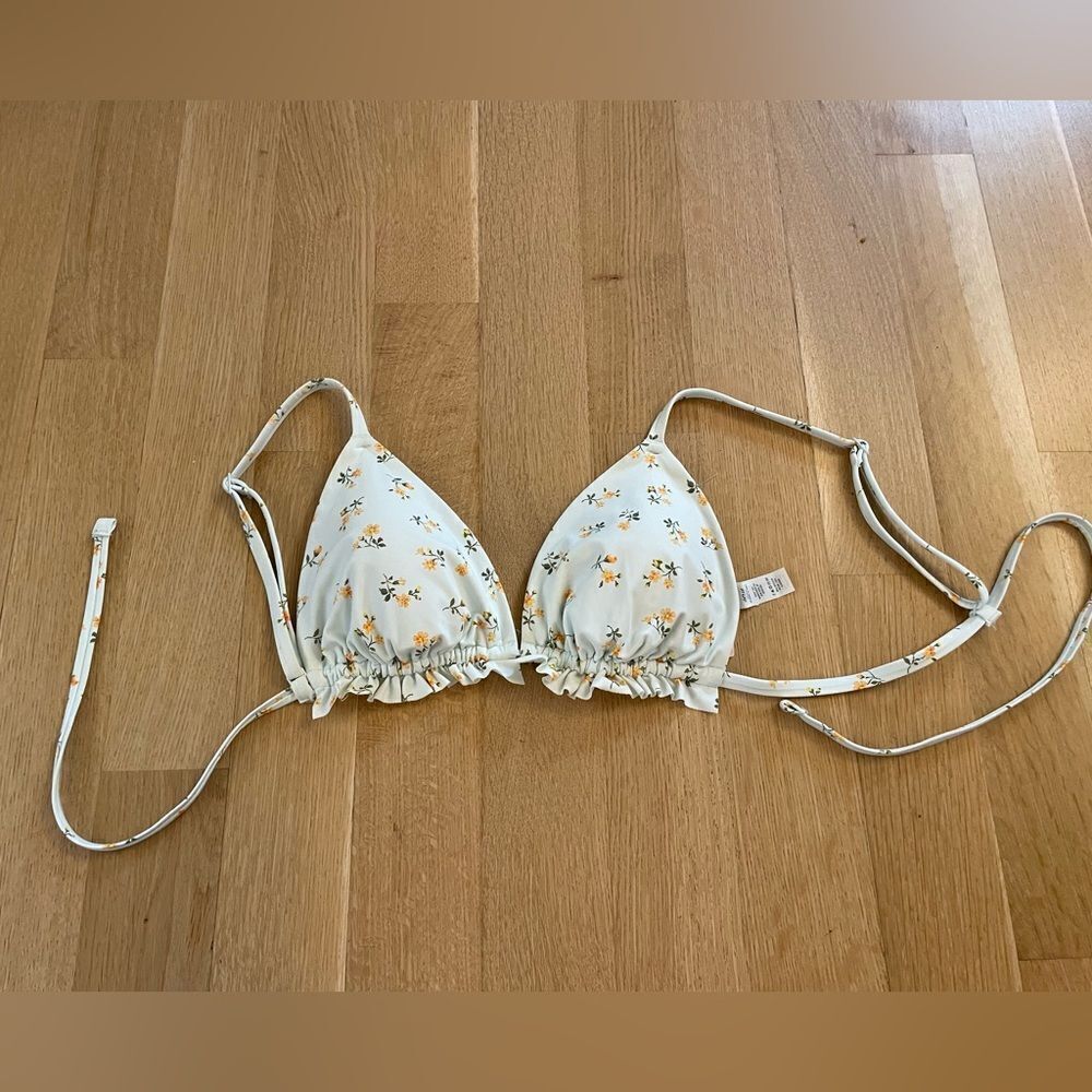 Floral bikini top from aerie
